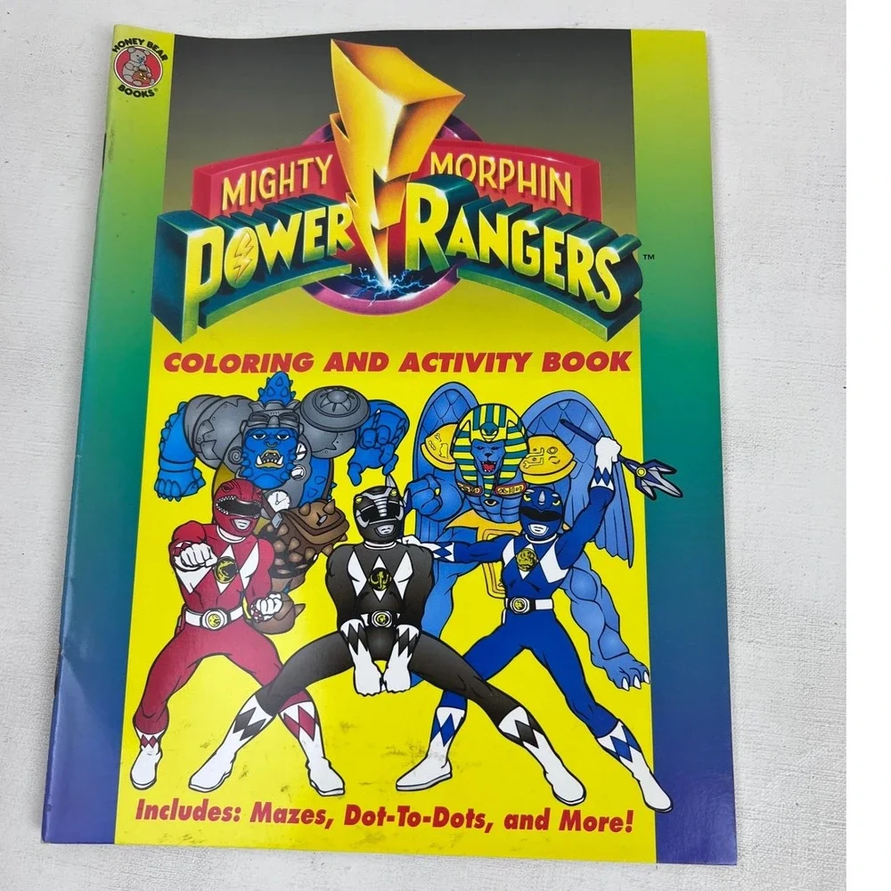 Mighty Morphin Power Rangers Coloring Activity Book‎ Mazes Dot-To-Dots